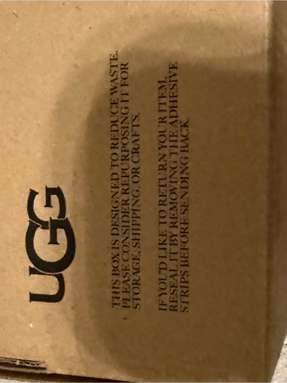 UGG Men's Black Leather Shearling-Lined Slip-On